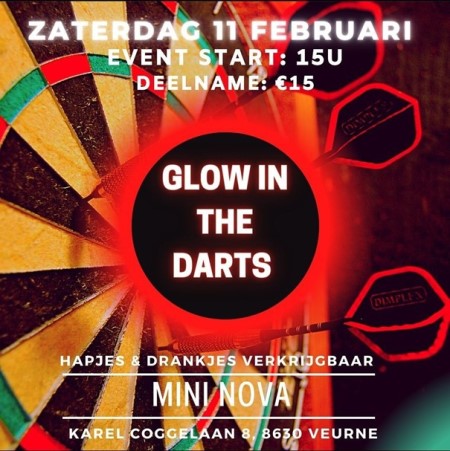 Doe mee aan Glow in the darts