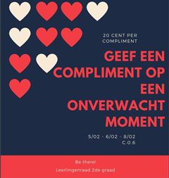Geef een compliment op een onverwacht moment Geef een compliment op een onverwacht moment