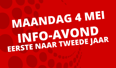 Maandag 4 mei: online infosessie over tweede jaar