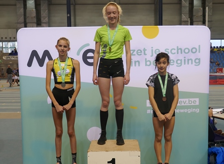 Vlaamse medailles voor indooratleten!