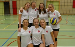 Volleymeisjes verdienstelijk tweede