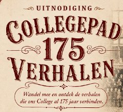 Wandel op 19 september mee op het Collegepad