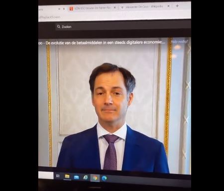 Op digitale visite bij premier De Croo! Op digitale visite bij premier De Croo!