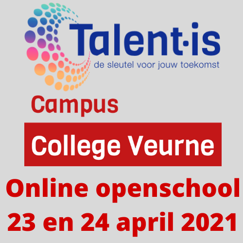 Vrijdag 23 en zaterdag 24 april: online openschooldagen Vrijdag 23 en zaterdag 24 april: online openschooldagen