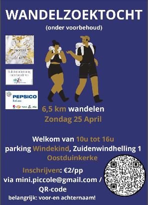 Wandelzoektocht minionderneming Piccolé afgelast Wandelzoektocht minionderneming Piccolé afgelast